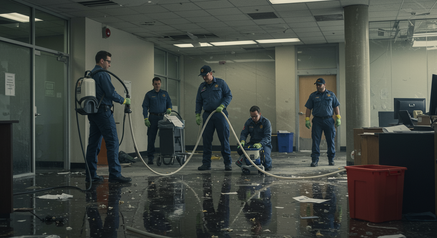 Water damage restoration in Downtown San Antonio