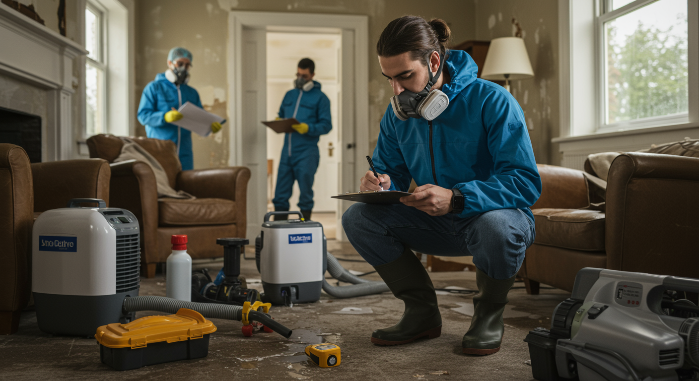 Water damage restoration in San Marcos