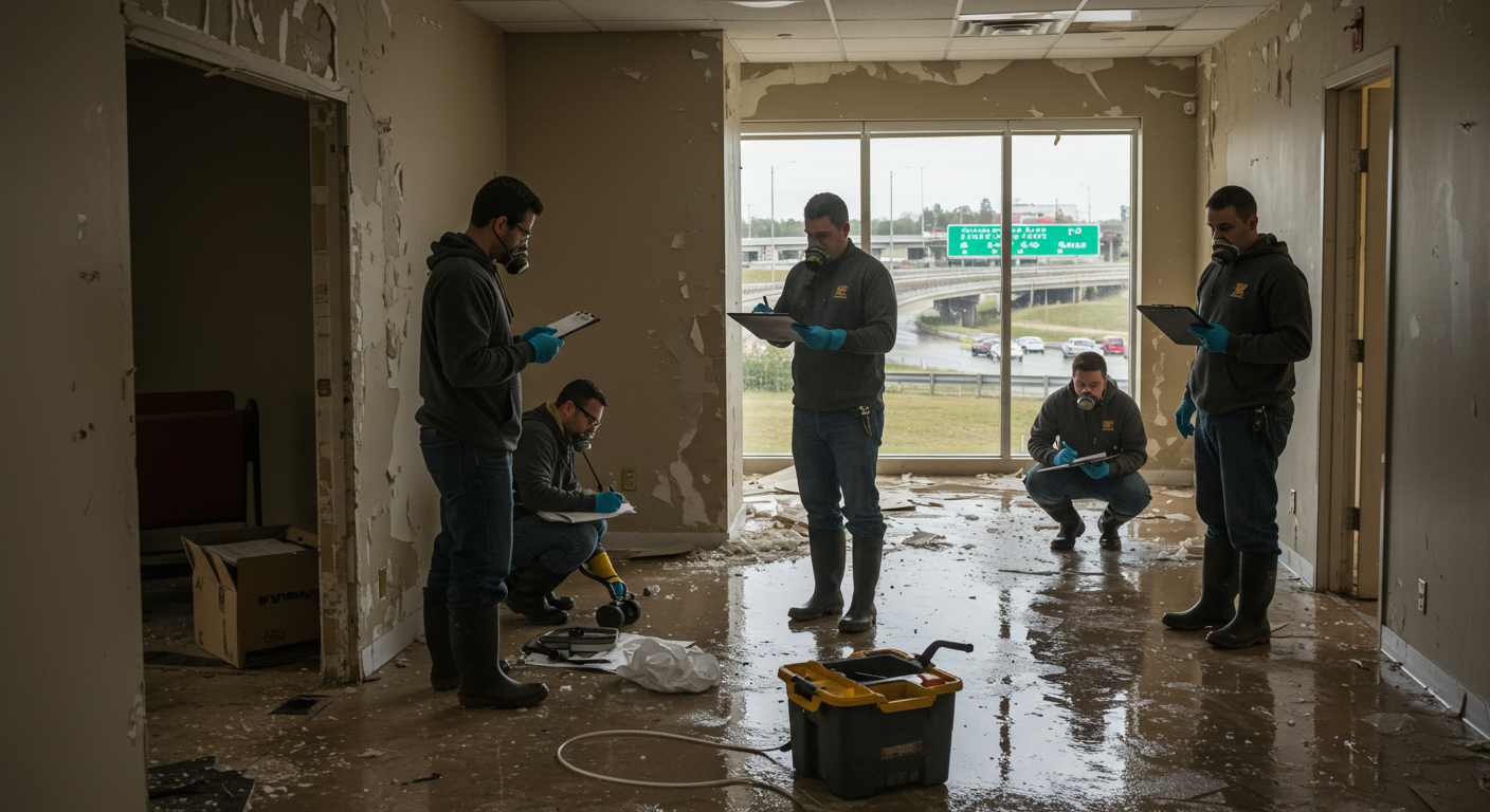 Water damage restoration in Schertz